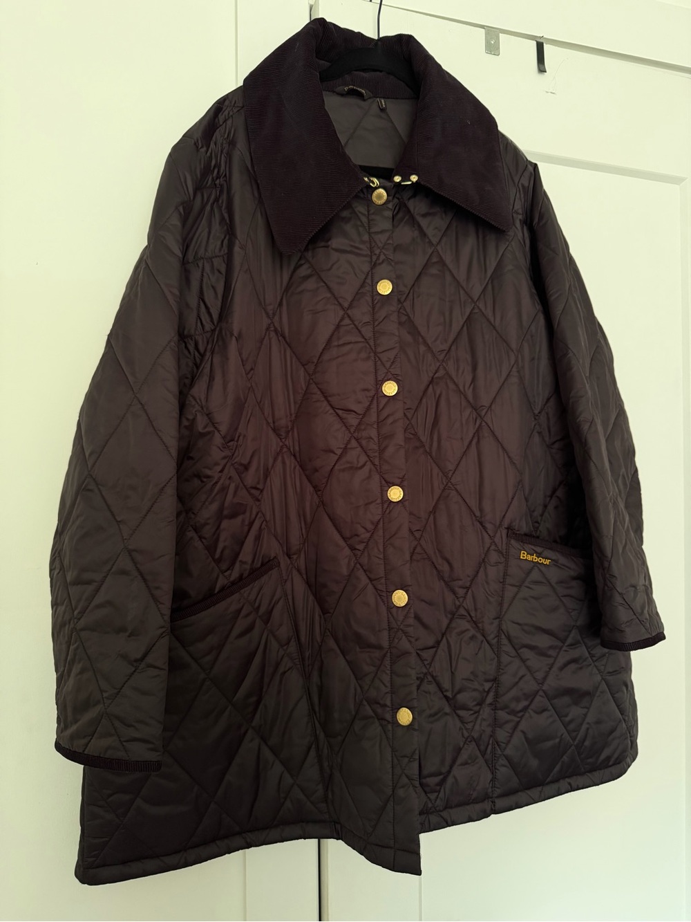 Barbour Quilted Jacket in black
